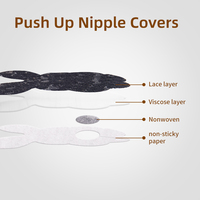 Couvre-tétons pour femmes sexy multi-conçus Couvre-tétons auto-adhésifs Pasties personnalisés et étanches