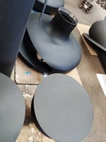 Cheminée décorative d'intérieur pour hôtel, style américain personnalisé, en acier au carbone, résistante à la chaleur, peinture noire, pour brûler du bois