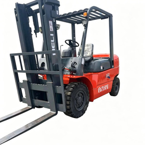Montacargas Diésel Heli CPCD50 Usado, 5 Toneladas, Transmisión Automática, 99% Nuevo, Desplazador Lateral Hidráulico, Mástil de Dos Etapas, Neumáticos Sólidos, Motor Isuzu - Product Image 1