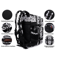 Sac à dos de sport Trailpop en tissu Oxford anti-transpiration, avec sangle pour tapis de yoga, sac de sport fonctionnel pour vestiaire, sac à dos de fitness 45L