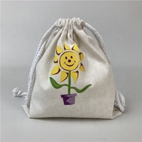 Mini sac en Jute à cordon de serrage, sacs cadeau pour les courses, imprimé pour livre et café, fourre-tout de plage, personnalisé, 50 pièces