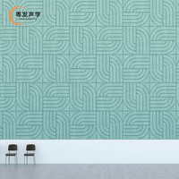 Panneaux acoustiques muraux en feutre PET 9 mm - Fibres de polyester décoratives ignifuges et insonorisantes, écologiques pour entrepôts et utilisation extérieure