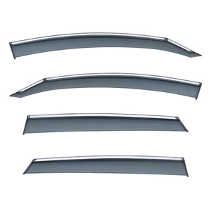 PC Acrylic Smoke Window Rain Guards for <strong>Kia</strong> <strong>Carens</strong> 2013-2021 Slim Style Door Visors Wind Deflectors - Product Image 1