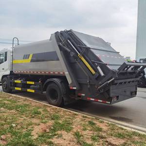 Máy Nén Cánh Tay Xoay Thùng Bên Mới Xe Tải Thu Gom Rác Thải <span class=keywords><strong>10</strong></span> Tấn Xe Tải Tay Lăn Máy Nén Rác - Product Image 4