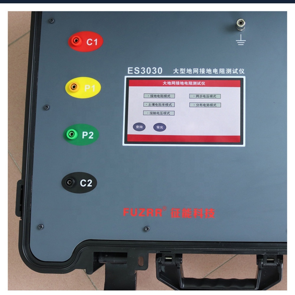 FUZRR ES3030 Hot Selling Large Ground Grid Tester Earth Ground Resistance Tester Soil Resistivity Meter