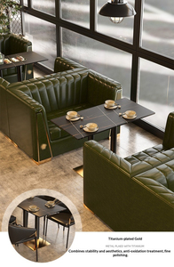 Commercial <b>Restaurant</b> Table and Chairs <b>Set</b> With Booth Seating Custom Hospitality Dining Furniture Cafe Bistro Hotel Project Comm - Product Image 3