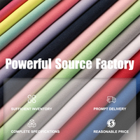 Tissu en microfibre suédée en stock usine 200GSM 88% polyester 12% nylon largeur 65 pouces double face doux et lisse blanc vente en gros personnalisée