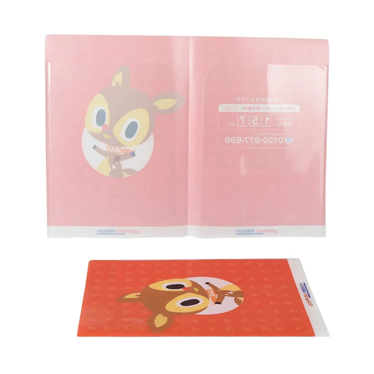 High Quality PP Paper File Customized Corporative Report Files Folders for Promotion