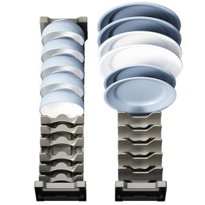 Étagères de <span class=keywords><strong>cuisine</strong></span> tiroir porte-vaisselle séparation de la maison mettre plats égouttoir plaque placard vaisselle supports de rangement - Product Image 6