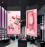 Le fabricant professionnel affiche l'écran LCD suspendu Durable de haute qualité pour vitrine d'affichage à cristaux liquides suspendu