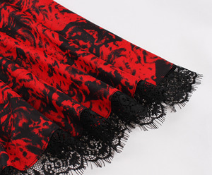 Maille manches longues <span class=keywords><strong>dentelle</strong></span> rétro robe femmes dames noir Rose <span class=keywords><strong>dessin</strong></span> balançoire Rockabilly robes robe de soirée - Product Image 5