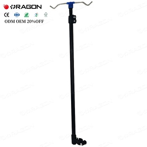 Support de perfusion médical moderne en acier inoxydable, pliable, portable et réglable pour <span class=keywords><strong>burette</strong></span> et perfusion intraveineuse - Product Image 3