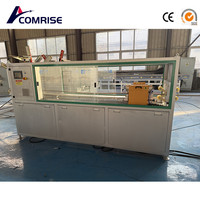 Machine d'extrusion automatique de tubes en plastique HDPE à vis simple de haute qualité, ligne de production de tuyaux en PE HDPE