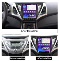 MEKEDE voiture gps navigation DVR caméra arrière autoradio car-play auto écran tactile 8core WiFi pour Hyundai Elantra 2011-2016