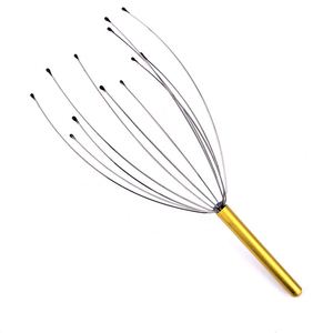 Custom Plastic Handle Octopus Relax Hair Scalp Scratch Claw <b>Tool</b> Metal Head <b>Massager</b> - Product Image 6
