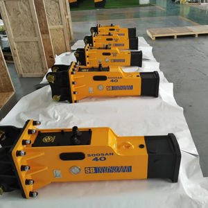 กล่องเบรกเกอร์ไฮดรอลิก SB40 รุ่นใหม่ สำหรับงานก่อสร้างและเหมืองแร่ รถขุด 4-7 ตัน - หัวเจาะ ค้อน เกียร์ ลูกปืน มอเตอร์ - Product Image 1