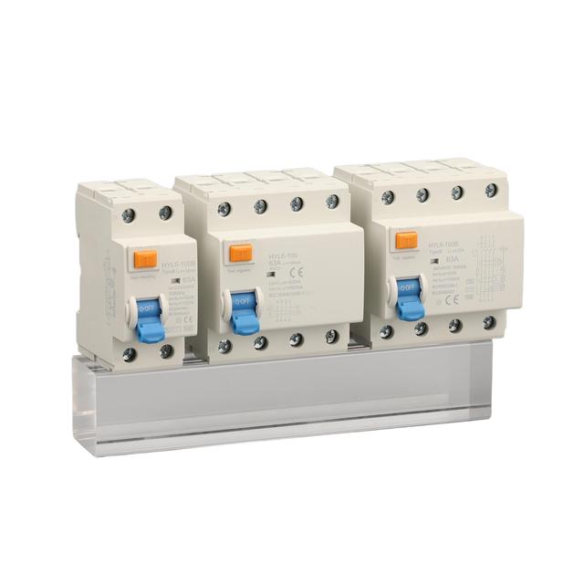 Customizable Low Voltage Miniature Circuit Breaker 230V White PA66 Material CE Certified 6KA Breaking Capacity Din Rail Mount