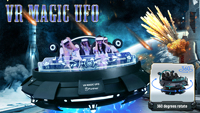 Simulateur de vol Funin Vr Ufo 9D, machine de jeu de réalité virtuelle, fauteuil de cinéma, mouvement simulé, réalité virtuelle 360, simulation de vol 9Dvr, 4 places, à vendre