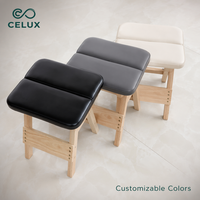 Banc d'entraînement Pilates portable et durable en bois d'érable avec support réglable pour la salle de sport, la maison et le studio