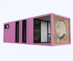 현대 조립식 사무실 건물 조립이 쉬운 강철 모듈 식 컨테이너 조립식 주택 준비 작은 주택 판매 아파트