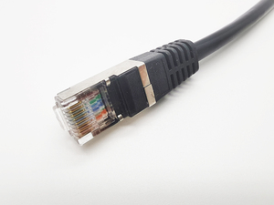 Câble d'extension de montage sur panneau à vis réseau <span class=keywords><strong>Ethernet</strong></span> blindé Cat6e RJ45 M/F - Product Image 3