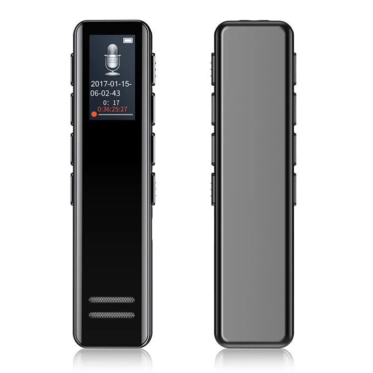 Professionele N2 Digitale Voice Recorder Hebben 2 Microfoon 50Meter Geluidsopname En Spraakgestuurde Opname Met 16Gb Geheugen