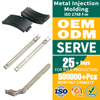 Pièces de précision personnalisées en alliage de titane TC4, fabricant source OEM, composants moulés par injection de métal pour applications industrielles