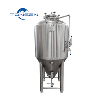 Fermenteur en acier inoxydable pour brasserie avec cuve sous pression de 200L à 2000L