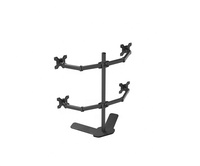 Support TV universel pour téléviseurs de 10 à 27 pouces, inclinaison à 90 degrés, VESA max 100*100 mm, capacité 9 kg, acier noir