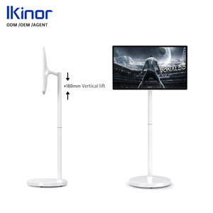 Televisor Portátil Recargable de 32 Pulgadas con Ruedas, Android 15, Televisión Inteligente con Pantalla Táctil Móvil para Negocios y Hogar - Product Image 1