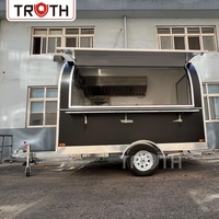 Camion de restauration mobile Truth, adorable camion de cuisine BBQ pour burgers, équipement de cuisine commercial, chariot de restauration japonaise Oden