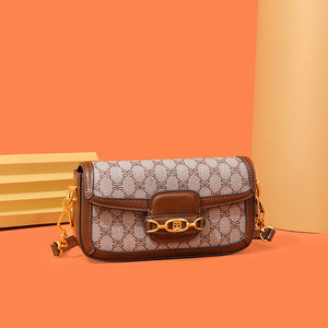 Bolso de Moda Retro con Diseño Floral, Gran Capacidad, Versátil, Texturizado, Pequeño y Cuadrado, para Mujer, de Hombro o Axila - Product Image 3