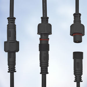 スモールヘッド2コア照明ストリングライト防水プラグ10A銅コンタクト素材屋外定格ガーデンウェディングデコレーション - Product Image 6