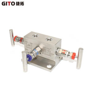 Vanne de réduction de pression à trois voies en acier inoxydable de type T, à bride simple, EJA - Product Image 2