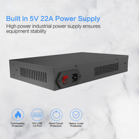 Base de Conexión para Disco Duro Sipolar SH3-10, Hub USB 3.0 de 10 Puertos, Control Inteligente con Software, Adaptador de Carga USB de 110 W