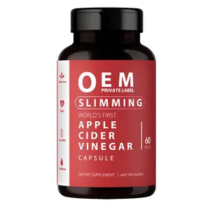 Oem/Odm Natural Keto Apple Cider Vinegar Slimming Vegan Fat Burner Weight Loss Capsules Detox Slimming Capsules