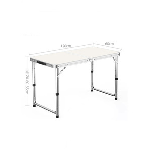 <span class=keywords><strong>Table</strong></span> de camping pliable en aluminium portable pour l'extérieur, multifonctionnelle, <span class=keywords><strong>marché</strong></span> nocturne, ouverture rapide, tables pliantes rapides avec tabouret - Product Image 2