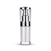 Flacon pompe airless double couche en PS acrylique 15 ml, distributeur de parfum et de crème, emballage personnalisé pour soins de la peau, directement de l'usine