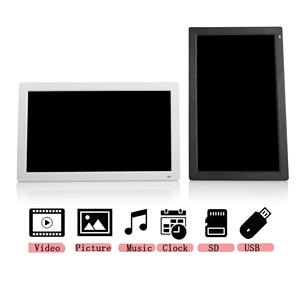 Cornice Digitale <span class=keywords><strong>da</strong></span> Parete <span class=keywords><strong>da</strong></span> 19 Pollici con Riproduzione Video in Loop, Cornice in Plastica MP3, Supporta MP4/<span class=keywords><strong>AVI</strong></span> - Product Image 3