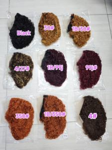 Letsfly <span class=keywords><strong>Promotion</strong></span> 8 $1PCS Pixie Curly Lace Frontal Perücken Großhandel Brasilia nische Perücke Short Cut 100% Menschenhaar Schwarze Frau 110 Gramm - Product Image 3