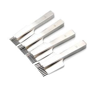 Ensemble d'outils de poinçonnage en cuir en acier inoxydable pour le bricolage Ciseau plat pour la couture et le poinçonnage de trous pour les accessoires d'artisanat du cuir - Product Image 2