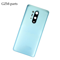 Boîtier de batterie pour Oneplus 8 Pro, panneau arrière, coque de batterie pour One Plus 8 Pro, boîtier arrière en verre avec objectif d'appareil photo