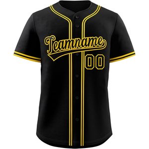 Custom Button Down Baseball Jersey Personalized Stitched <b>Name</b> Number Unisex Adult Moisture Wicking Sport Uniform - Product Image 1