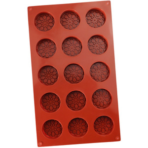 Eco-Friendly Disposable <b>Silicone</b> Round <b>Soap</b> <b>Mold</b> Scented Candles Mouldings Cake Tools Customized Color & Logo for Chocolate - Product Image 3
