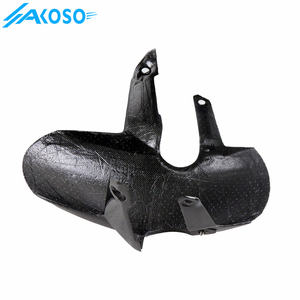 AKOSO-Garde-boue avant en fibre de carbone sèche 3K pour moto Honda CB650F <span class=keywords><strong>CBR650F</strong></span> 2014 <span class=keywords><strong>2015</strong></span> 2016 2017 2018 - Product Image 2