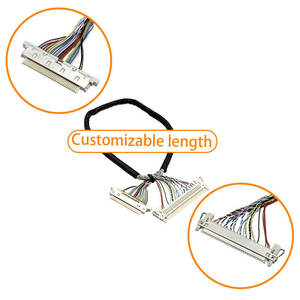 Cable LVDS blindado personalizado de par trenzado 88441 de 40 pines a FI-X30HL de 32 AWG para monitor LCD - Product Image 2