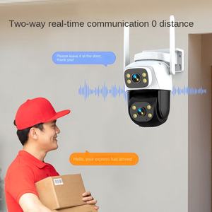 Câmera sem fio <span class=keywords><strong>CCTV</strong></span> HD Home Wireless Surveillance <span class=keywords><strong>Camera</strong></span> Binocular com CMOS Sensor Nuvem Dados Armazenamento Opção Smart <span class=keywords><strong>Camera</strong></span> Wifi - Product Image 4