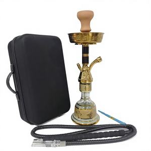 <span class=keywords><strong>Chicha</strong></span> 45CM en alliage de zinc, style égyptien, ensemble <span class=keywords><strong>chicha</strong></span> shisha, belle couleur, vente en gros, base personnalisable, sac de transport - Product Image 2