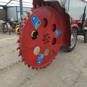 Cultivadora de discos de gran escala para excavación de zanjas, máquina de zanjado para construcción de carreteras de cemento, asfalto y pavimento bituminoso - Product Image 6