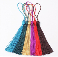 Vente en gros Polyester Ventilateur Signet Oreiller Polyester Éventail Signet Oreiller Accessoires Gland